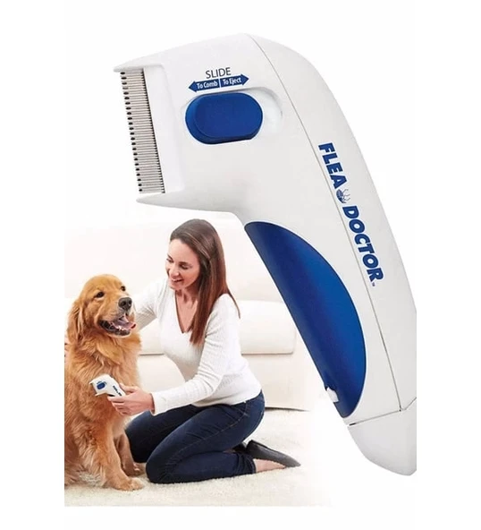 Flea Doctor Köpekler İçin Pilli Pire Tarağı ürün görseli 1