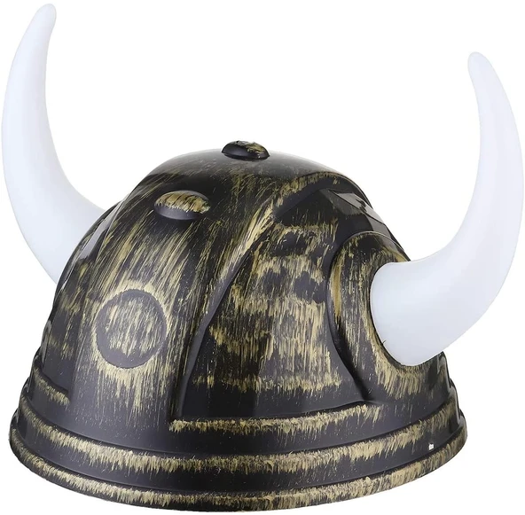Viking Başlığı Asteriks Başlığı Altın Renk - Resim 2