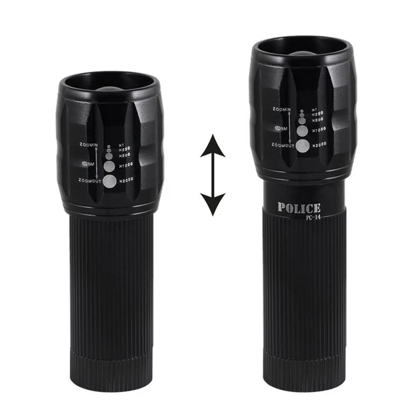 Pc-14 Power Led Pilli El Feneri - Resim 2