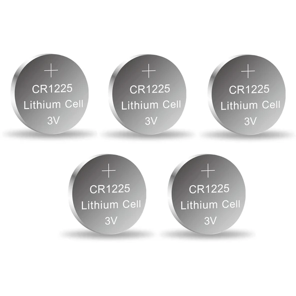 Yuma Cr1225 Süper Lityum 3V 5’Li Kart Düğme Pil ürün görseli 1