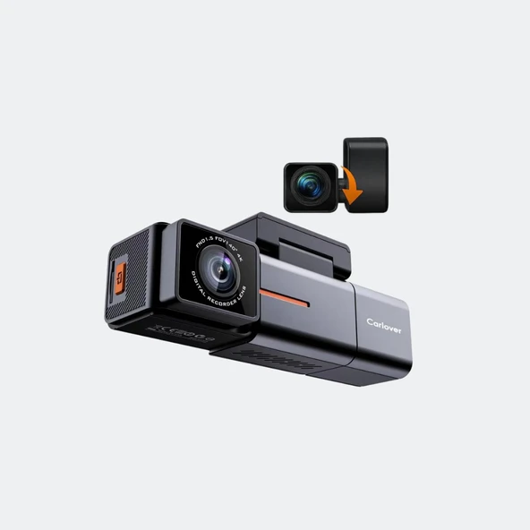 Carlover S25 4K Wifi+GPS 3 Kameralı Araç Kamerası ürün görseli 1
