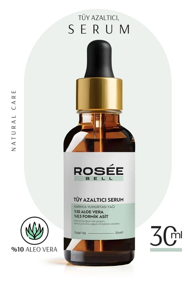 Karınca Yumurtası Yağlı Tüy Azaltıcı ve Tüy Serum 30ml %10 Aloe Vera ürün görseli 1