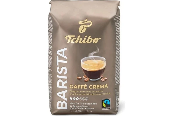 Tchibo Barista Caffe Crema Dengeli Lezzetli Çekirdek Kahve 500G Fairtrade Menşeli ürün görseli 1