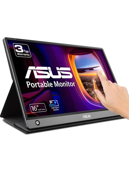 Asus ZenScreen Touch MB16AMT 15.6" 5 ms Full HD IPS 60 Hz Dokunmatik Taşınabilir Monitör ürün görseli 1