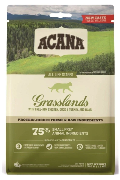 Acana Grasslands Kedi Maması 1,8kg - Tüm Irk Ve Yaşam Evreleri Için ürün görseli 1