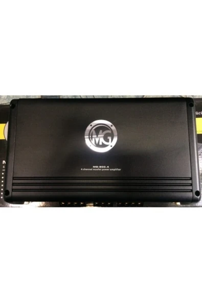 MG Audio Mg-900.4 Ses/bas Oto Anfi 4x100 Watt Rms ürün görseli 1