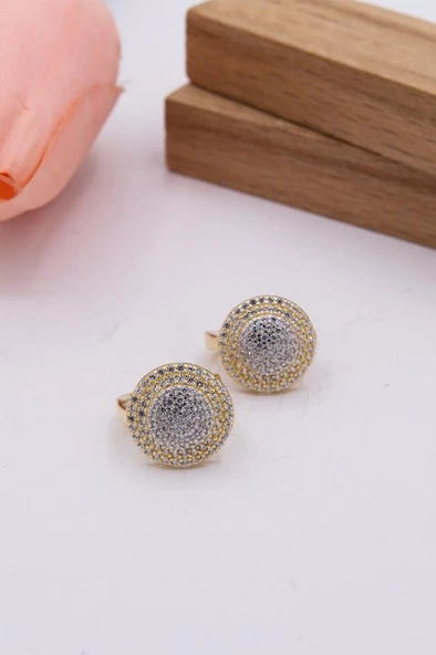 14 Ayar Altın Küpe J Klips Kadın Küpe LKKP1103 ürün görseli 1