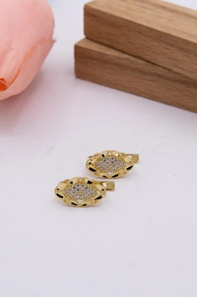 14 Ayar Altın Küpe J Klips Kadın Küpe LKKP1109 ürün görseli 1