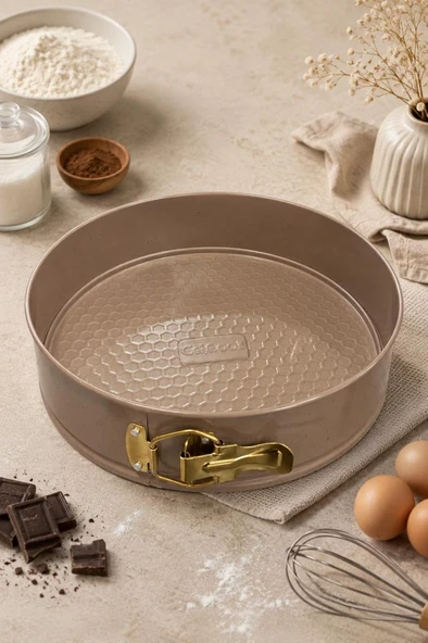 Cetcook Kelepçeli Kek Kalıbı Krem ürün görseli 1