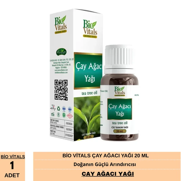 Bio Vitals Çay Ağacı Yağı 20 ml - Resim 2