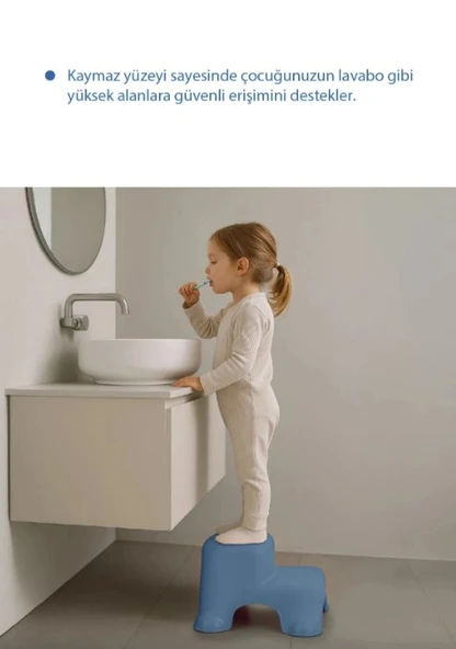 Çok Amaçlı Katlı Basamak 516 (Yeni) İndigo Mavi - Resim 2
