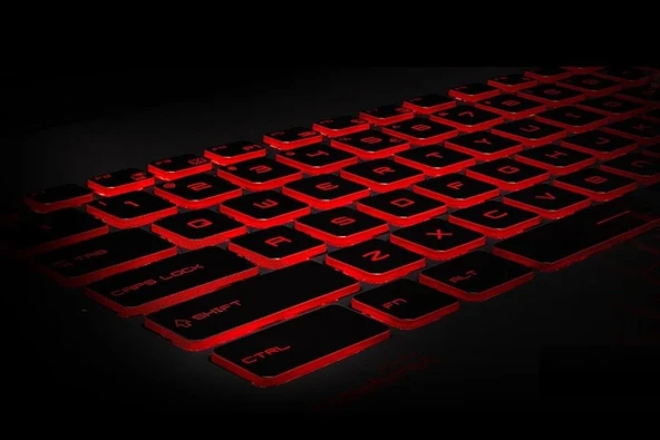 MSI GT76 Titan 9SF Klavye Işıklı Kırmızı Tuş RGB ürün görseli 1