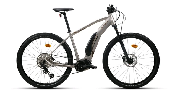 Carraro Kifuka E7 29 Jant Elektrikli Bisiklet (Nikel Gri-Kahve-Siyah) ürün görseli 1