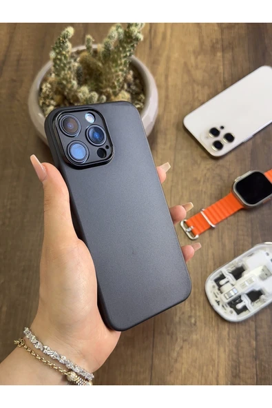 iPhone 13 Pro Max Uyumlu Süper İnce Mat Ultra Thin Silikon Kılıf ürün görseli 1