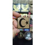 Çukurova Ütü Bizon Derisi, Jandarma Komando JÖH, Anafarka Şapka Için Tepe Bayrak 4 cm x 4 cm Cırtlı, ürün görseli 1