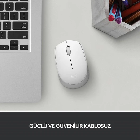 LOGITECH M171 BEYAZ KABLOSUZ MOUSE (910-006867) - Resim 2