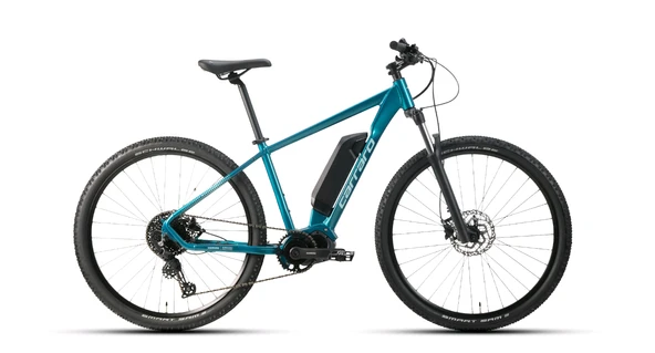 Carraro Vector 9.1 29 Jant Elektrikli Bisiklet (Petrol Yeşili-Turkuaz-Gri) ürün görseli 1