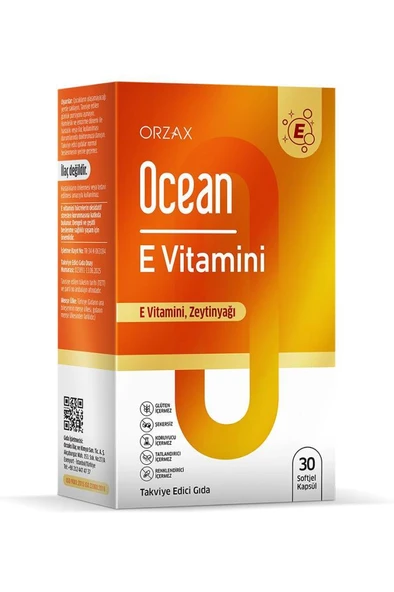 Ocean E Vitamini 30 Kapsül ürün görseli 1