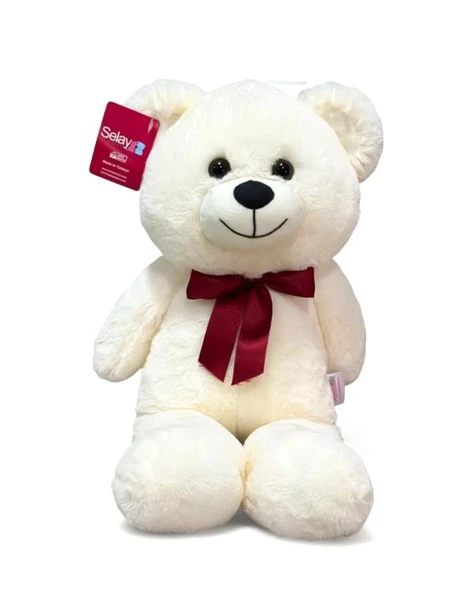 Selay Toys Pelüş Salaş Ekru Ayıcık 46 cm 4564 ürün görseli 1