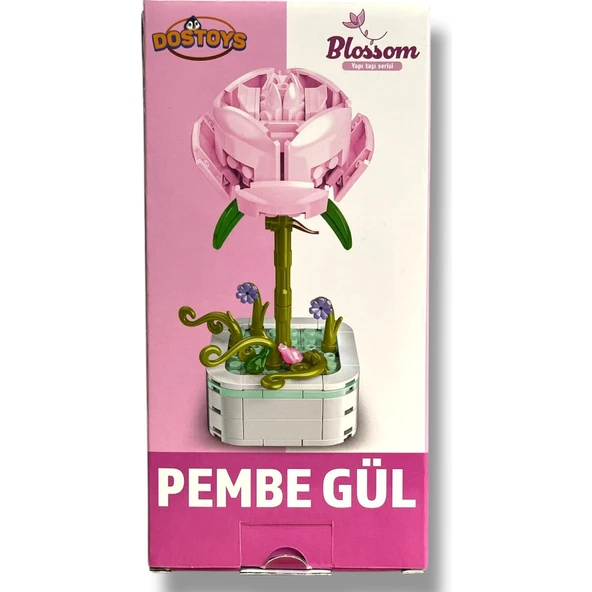 BLOSSOM LEGO PEMBE GÜL - Resim 3
