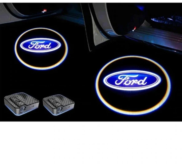 Ford Uyumlu Kapı Altı Logosu 2 Adettir Pilli Ve Mesafe Sensörlüdür Yapıştırmalı Üründür ürün görseli 1