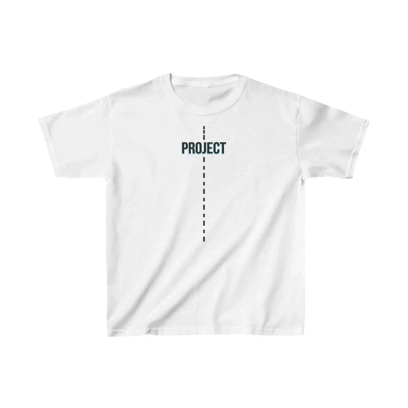 Çocuk Unisex Baskılı T-shirt - Beyaz ürün görseli 1