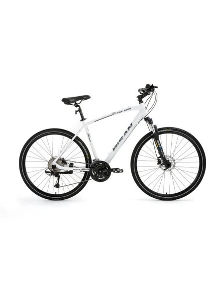 BİSAN TRX 8500 ERKEK ŞEHİR BİSİKLETİ 46CM HD 28 JANT 27 VİTES MAT BEYAZ LACİVERT ürün görseli 1
