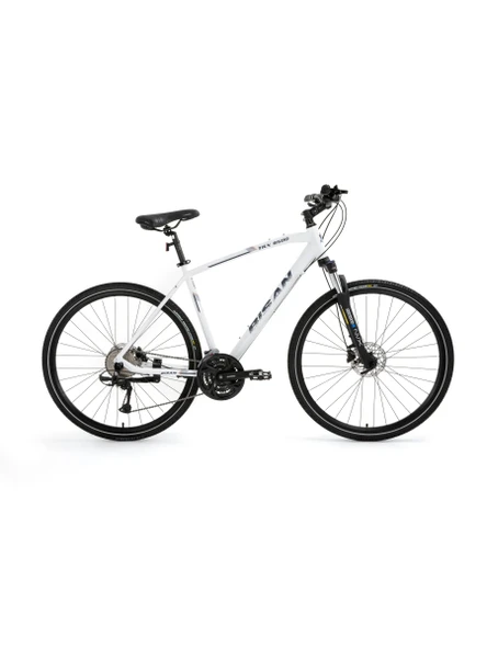BİSAN TRX 8500 ERKEK ŞEHİR BİSİKLETİ 46CM HD 28 JANT 27 VİTES MAT BEYAZ LACİVERT ürün görseli 1