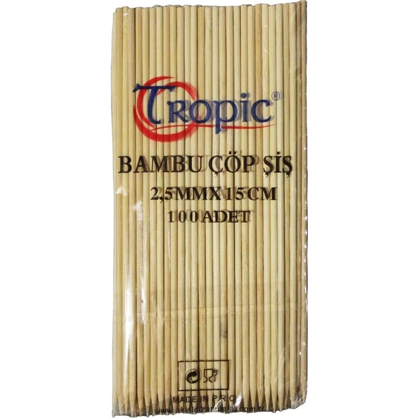 Tropic 15 cm Çöp Şiş 100'lü ürün görseli 1
