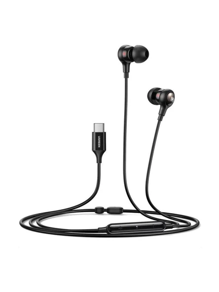 UGREEN Kablolu Kulak İçi Kulaklık USB-C Uçlu, Siyah, 30638 Outlet ürün görseli 1