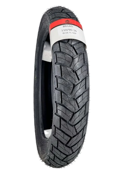 Billas 110/90-16 TL (TUBELESS - DUBLEKS) BL086 MOTOSİKLET LASTİĞİ ürün görseli 1