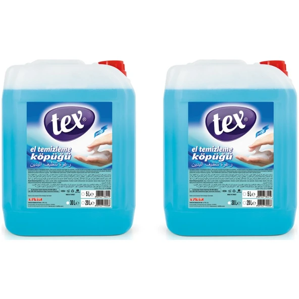 Tex Köpük El Sıvısı 5 lt x 2 Adet ürün görseli 1