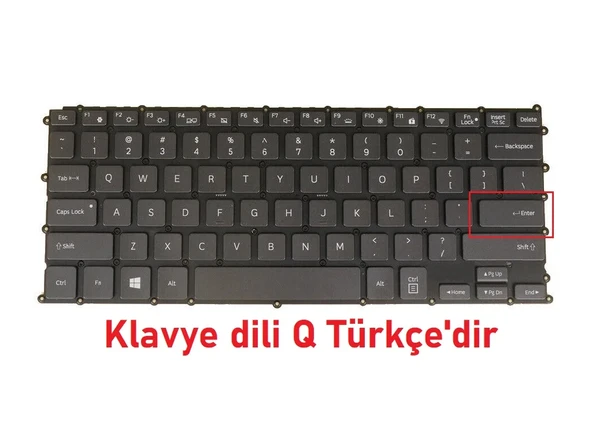 Samsung Notebook 9 Pro NP940X3M-K01US Klavye Işıklı Siyah ürün görseli 1