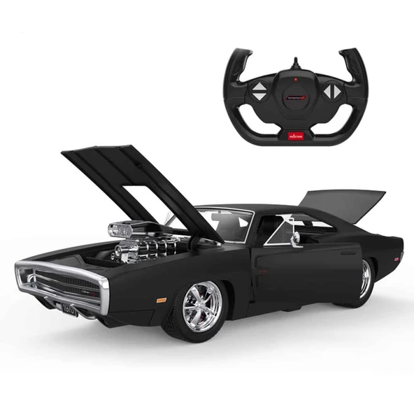 1:16 1970 Dodge Charger R/T Sesli ve Işıklı Uzaktan Kumandalı Araba ürün görseli 1