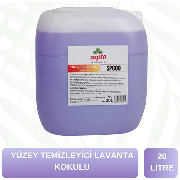 Supta Sıvı Yüzey Temizleyici Lavanta Kokulu 20 LT ürün görseli 1