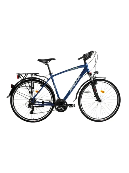 BİSAN TRX 8100 CITY ERKEK ŞEHİR BİSİKLETİ 52CM V 28 JANT 21 VİTES LACİVERT YEŞİL BEYAZ ürün görseli 1