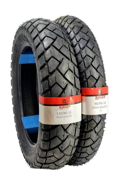RALCO TYRES 130/90-15 VE 90/90-18 TL (TUBELESS - DUBLEKS) CHOPPER LASTİK TAKIMI ürün görseli 1
