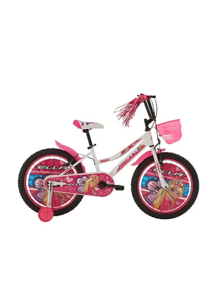 BİSAN ELLA KIZ ÇOCUK BİSİKLETİ 30 CM V 20 JANT BEYAZ PEMBE ürün görseli 1