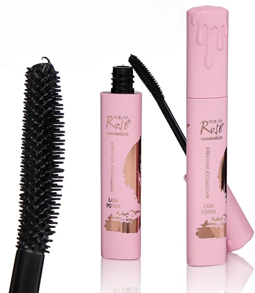 3B Trend Rose Lash Potion Yoğun Hacim Veren Fiberli Siyah Maskara - Suya Dayanıklı Rimel ürün görseli 1