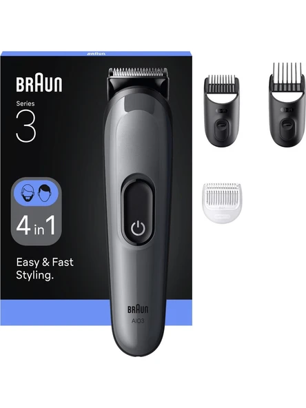 Braun Series 3 AIO3500 Sakal ve Saç Kesme Makinesi ürün görseli 1