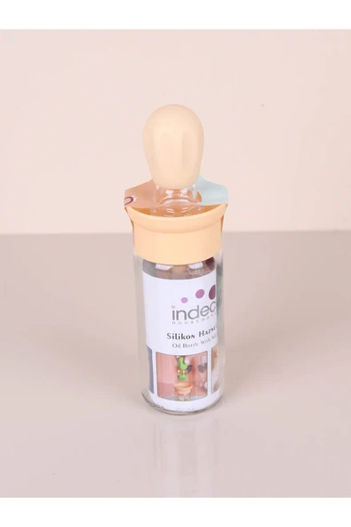 İndecor Hazneli Silikon Yağ Sos Ve Yumurta Fırçası Yağ Fırçası Yağ Şişesi 180 Ml? ürün görseli 1