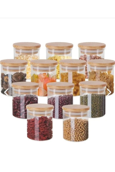 abenim 300 Ml Borosilikat Baharatlık Takımı 12 Adet ürün görseli 1
