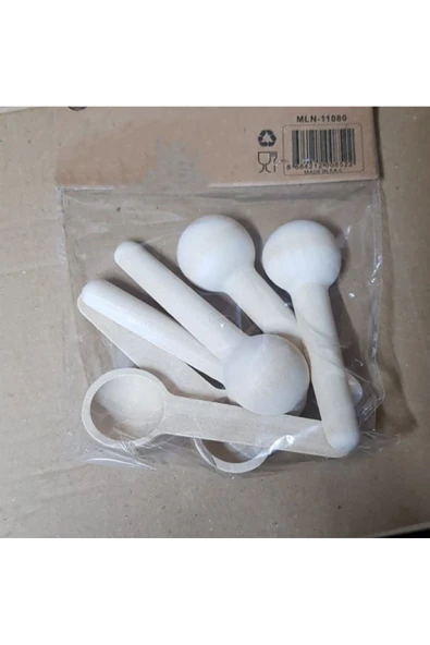 abenim Bambu Baharat Kaşığı Ve Ölçek Kaşığı, Bambu Reçel Bal Kaşığı 6 Adet ürün görseli 1