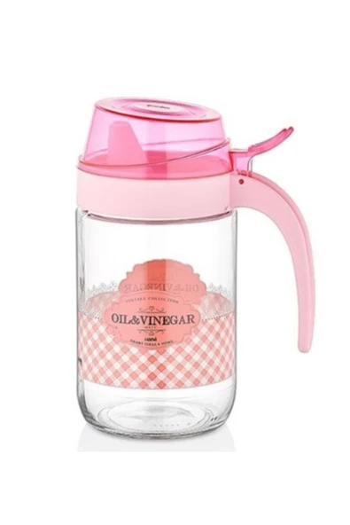 abenim Vintage Cam Yağlık ve Sirkelik 660 ml Pembe ürün görseli 1