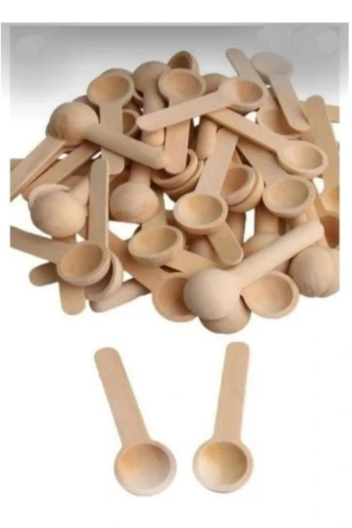 abenim Bambu Baharat Kaşığı Ve Ölçek Kaşığı, Bambu Reçel Bal Kaşığı 12 Adet ürün görseli 1