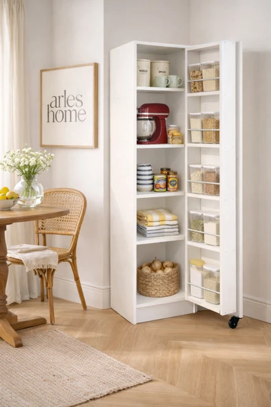 Arles Home Riva Tek Kapaklı Kiler Dolabı ürün görseli 1