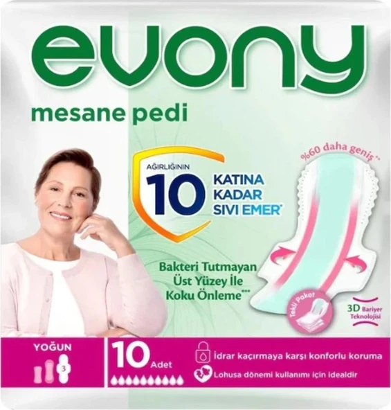 EVONY  MESANE PEDİ 10 LÜ YOĞUN ürün görseli 1