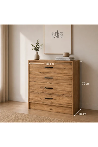 Arles Home 4 Çekmeceli Şifonyer - Resim 3