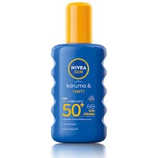 NIVEA SUN Koruma & Nem Güneş Spreyi GKF 50+ vücut güneş koruyucusudur ürün görseli 1