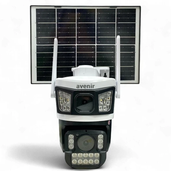 Avenir AV-S425 6 MP Solar Güneş Enerijli Gece Görüşlü Güvenlik Kamerası ürün görseli 1